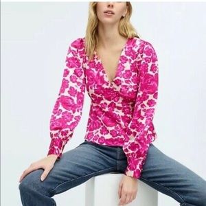 J.Crew floral blouse